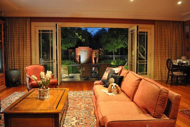 Photo of a traditional family room in Adelaide.