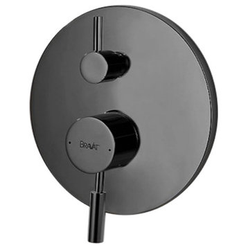 Bravat Oil Rubbed Bronze Shower Valve Mixer 2-Way Concealed Wall Mounted