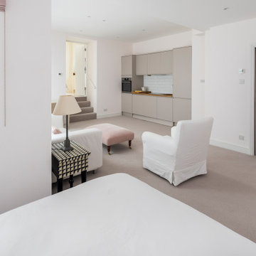 Basement studio flat