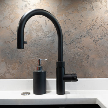 A Quooker tap provides instant boiling water