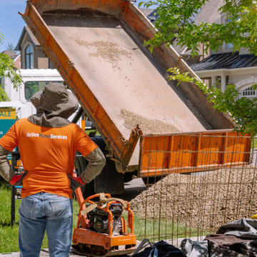 Soil Retention Wall for Toronto Home