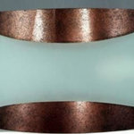 Cal - Cal Elizabethe - One Light Wall Sconce, Rust Finish - 13W PLC wall lampRust Finish