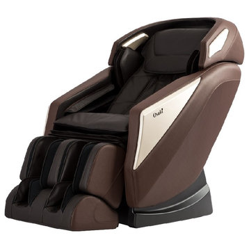Osaki OS-Pro Omni L-Track Massage Chair with Foot Roller, Brown