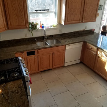Extreme Olive granite countertops