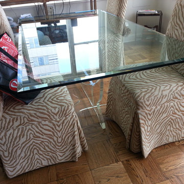 Glass table tops