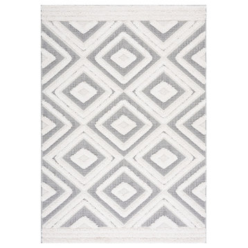 Safavieh Cottage Collection COT202B Rug, Ivory/Grey, 8' X 10'