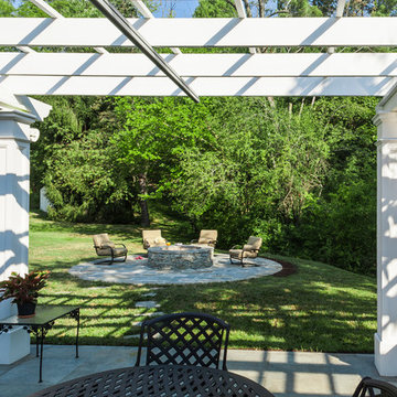 Patio + Pergola + Fire Pit