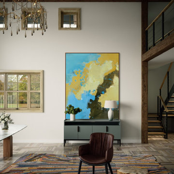 Large Entryway Statement Art