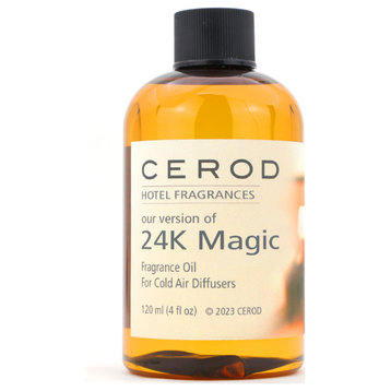 24K Magic Fragrance Oil for Cold Air Diffusers - Luxury Hotel Aromatherapy 4oz