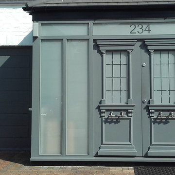 Bespoke porch and garage doors