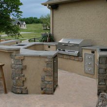outdoor kitchen