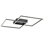 Access Lighting - Squared, Ceiling/Wall Mount, 30", Black - Features: