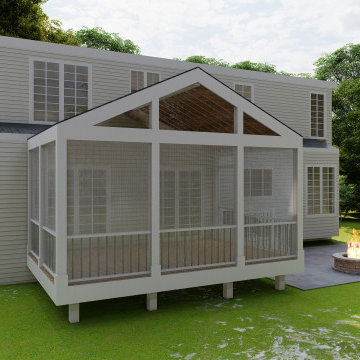 Moisture Shield Riverbank Screened-in Porch and Patio