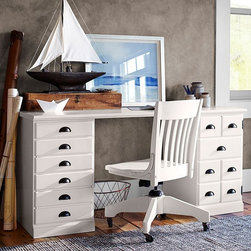 PRINTER'S RECTANGULAR DESK SET - Desks And Hutches