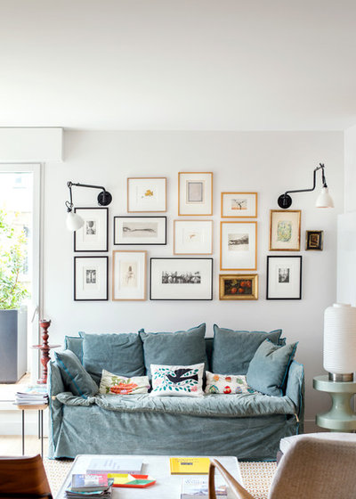 Eclectic Living Room by Architecte d'intérieur - Marion Dériot