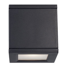 WAC Lighting Rubix LED Outdoor Up and Down Wall Light, Black