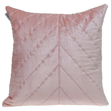 Parkland Collection Tobyn Transitional Quilted Pink Throw Pillow