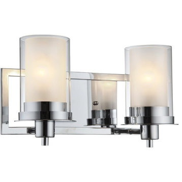 Hardware House Avalon Collection Light Wall or Vanity Fixture, 2 Light