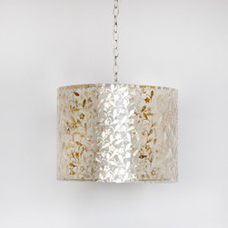 Worlds Away Clara Inlaid Capiz Pendant Shade - Pendant Lighting