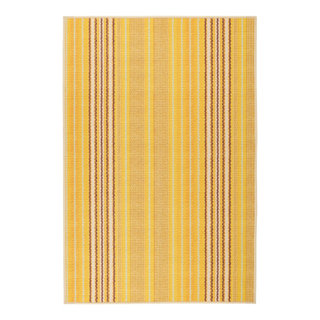 Liora Manne Frontporch Sunflower Indoor/Outdoor Rug Yellow 20x30