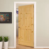 6-Panel Door, Solid Knotty Pine, Kimberly Bay Interior Slab Colonial, 80"x24"