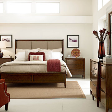 Elise bedroom with queen Spectrum bed