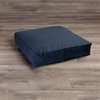 Jaxx Brio Large Décor Floor Pillow / Yoga Cushion, Microvelvet, Indigo