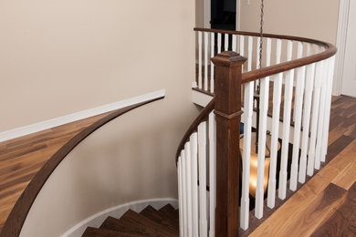 Elegant staircase photo in Toronto