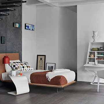 Thin Designer Platform Bed by Bonaldo