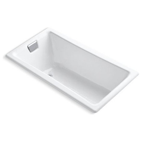 Kohler Tea-For-2 60" X 32" Drop-In Bath with Reversible Drain, White