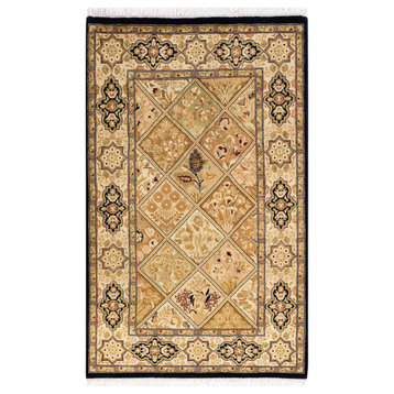 Mogul, One-of-a-Kind Hand-Knotted Area Rug Brown, 2' 7 x 4' 2