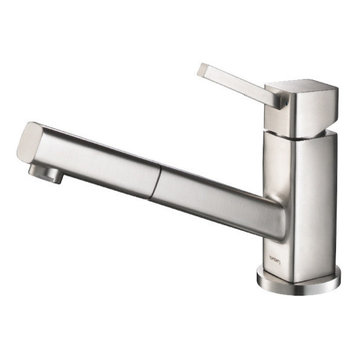 Isenberg K.1000 Smallie, Stainless Steel Kitchen Faucet With Pull Out