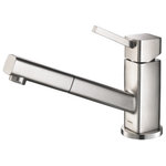 Isenberg - Isenberg K.1000 Smallie, Stainless Steel Kitchen Faucet With Pull Out - **Please refer to Detail Product Dimensions sheet for product dimensions**