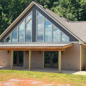 Patio Roof Addition for A-Frame Mountain Home