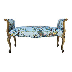 Vintage Peacock Settee - Products