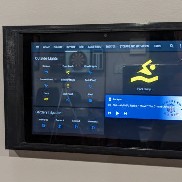 Custom security system and home automation