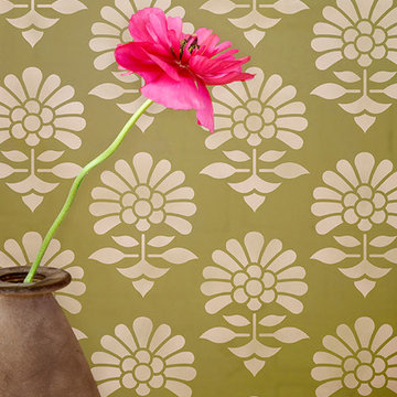 Indian & Paisley Wall Stencil Projects