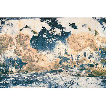 "Glacial Lake", Unnatural Abstractions, 2003 Canvas Art, 24x36, Framed