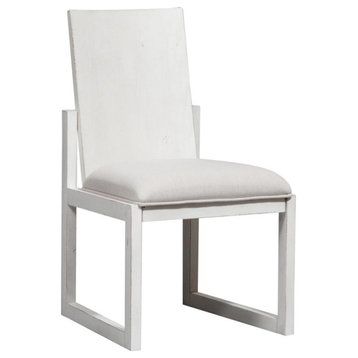 Panel Back Side Chair (RTA)-Set of 2 Farmhouse White