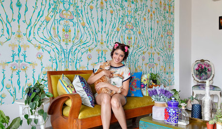 Houzz Tour: Modedesignerns hem är en grön oas i hektiska Delhi