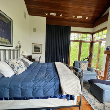 Lake Geneva- Motorized drapery and blackout honeycomb shades