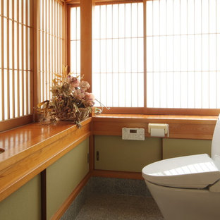 他の地域の和風のおしゃれなトイレ・洗面所の写真