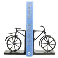2-Piece Bicycle Iron Bookend Set