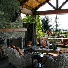 outdoor kitchen