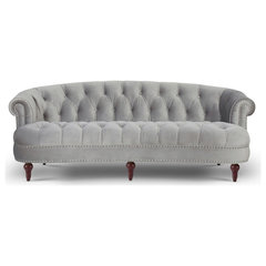 Jennifer Taylor Knox 84 in. Square Arm 3-Seater Removable Cushions