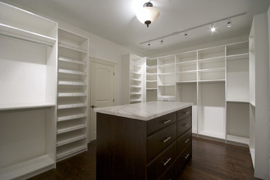 Photo of a contemporary storage and wardrobe in Toronto.