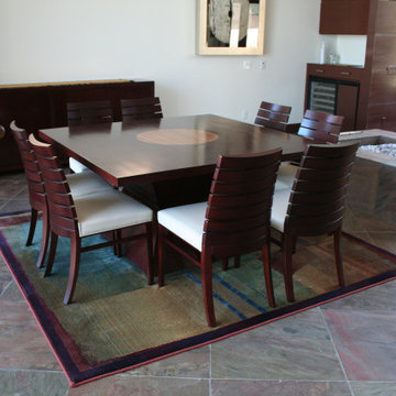Custom Handcrafted Furniture, Wenge Wood, Tables, Bed and Nightstands