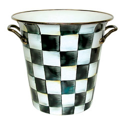 Courtly Check Enamel Wine Cooler | MacKenzie-Childs - Serveware