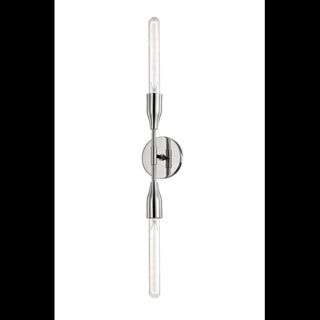 Tara 2-Light Wall Sconce, Finish: Polished Nickel