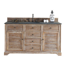 James Martin Furniture Savannah 60 Single Vanity Cabinet James Martin Furniture Savannah 60 Single Vanity Cabinet Driftwood Only No Top Bathroom Vanities And Sink Consoles